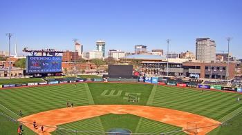 Weather camera view of Riverfront Stadium.