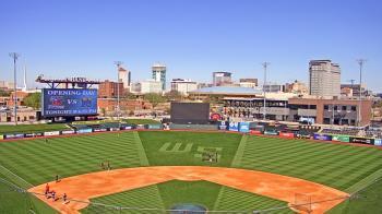 Weather camera view of Riverfront Stadium.