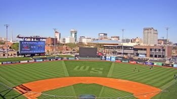 Weather camera view of Riverfront Stadium.