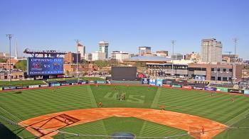 Weather camera view of Riverfront Stadium.