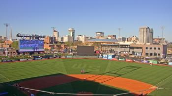 Weather camera view of Riverfront Stadium.