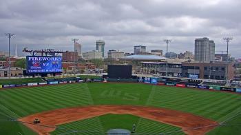 Weather camera view of Riverfront Stadium.