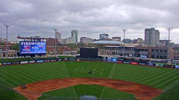 Weather camera view of Riverfront Stadium.