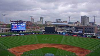 Weather camera view of Riverfront Stadium.