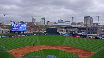 Weather camera view of Riverfront Stadium.