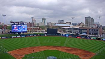 Weather camera view of Riverfront Stadium.