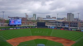 Weather camera view of Riverfront Stadium.