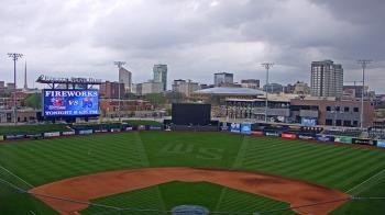 Weather camera view of Riverfront Stadium.
