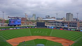Weather camera view of Riverfront Stadium.
