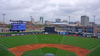 Weather camera view of Riverfront Stadium.