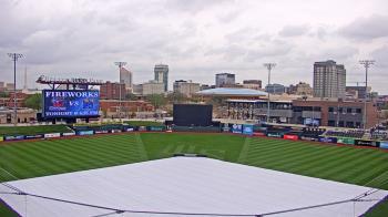 Weather camera view of Riverfront Stadium.