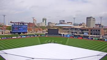 Weather camera view of Riverfront Stadium.