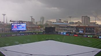 Weather camera view of Riverfront Stadium.
