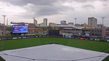 Weather camera view of Riverfront Stadium.