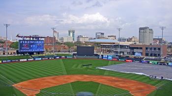 Weather camera view of Riverfront Stadium.