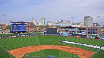 Weather camera view of Riverfront Stadium.