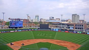 Weather camera view of Riverfront Stadium.