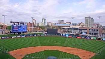 Weather camera view of Riverfront Stadium.
