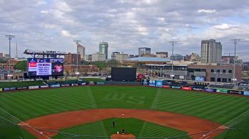 Weather camera view of Riverfront Stadium.