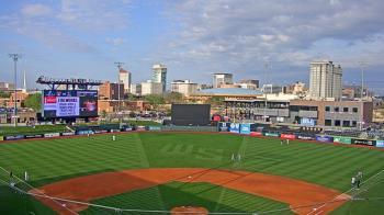 Weather camera view of Riverfront Stadium.