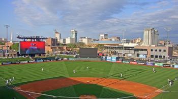 Weather camera view of Riverfront Stadium.