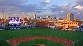 Weather camera view of Riverfront Stadium.