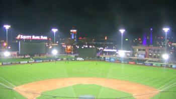Weather camera view of Riverfront Stadium.