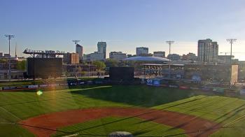Weather camera view of Riverfront Stadium.