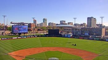 Weather camera view of Riverfront Stadium.