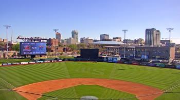 Weather camera view of Riverfront Stadium.