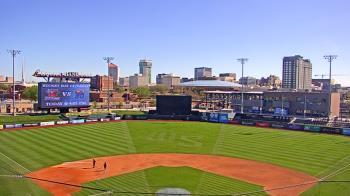 Weather camera view of Riverfront Stadium.