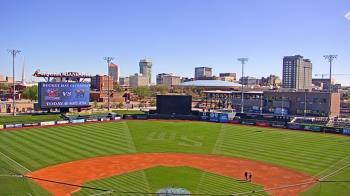 Weather camera view of Riverfront Stadium.