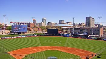 Weather camera view of Riverfront Stadium.