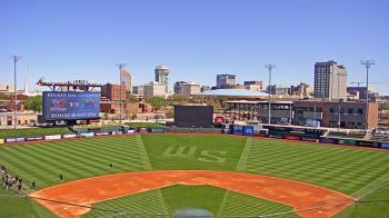 Weather camera view of Riverfront Stadium.