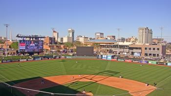 Weather camera view of Riverfront Stadium.