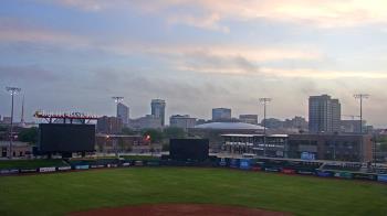 Weather camera view of Riverfront Stadium.