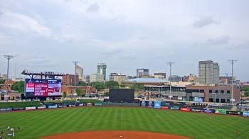 Weather camera view of Riverfront Stadium.