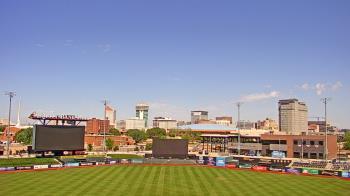 Weather camera view of Riverfront Stadium.