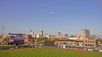 Weather camera view of Riverfront Stadium.