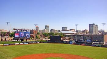 Weather camera view of Riverfront Stadium.
