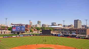 Weather camera view of Riverfront Stadium.