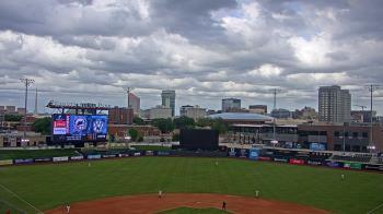 Weather camera view of Riverfront Stadium.
