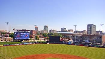 Weather camera view of Riverfront Stadium.