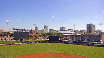 Weather camera view of Riverfront Stadium.