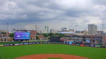 Weather camera view of Riverfront Stadium.