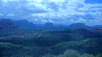 Weather camera view of Aeron Networks - Sedona Airport.