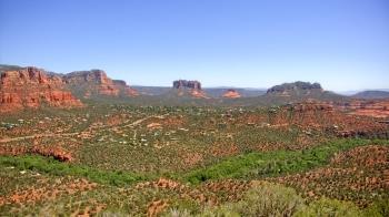 Weather camera view of Aeron Networks - Sedona Airport.