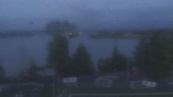 Weather camera view of KING5 at Husky Stadium.