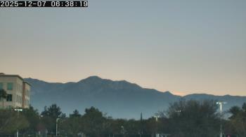 Weather camera view of San Bernardino CA.