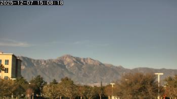 Weather camera view of San Bernardino CA.